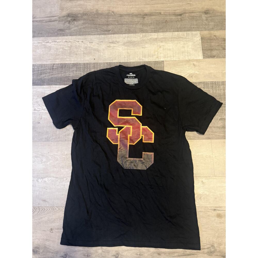 USC Trojans Shirt Mens Medium NCAA Football College Tee Fanatics Lightweight